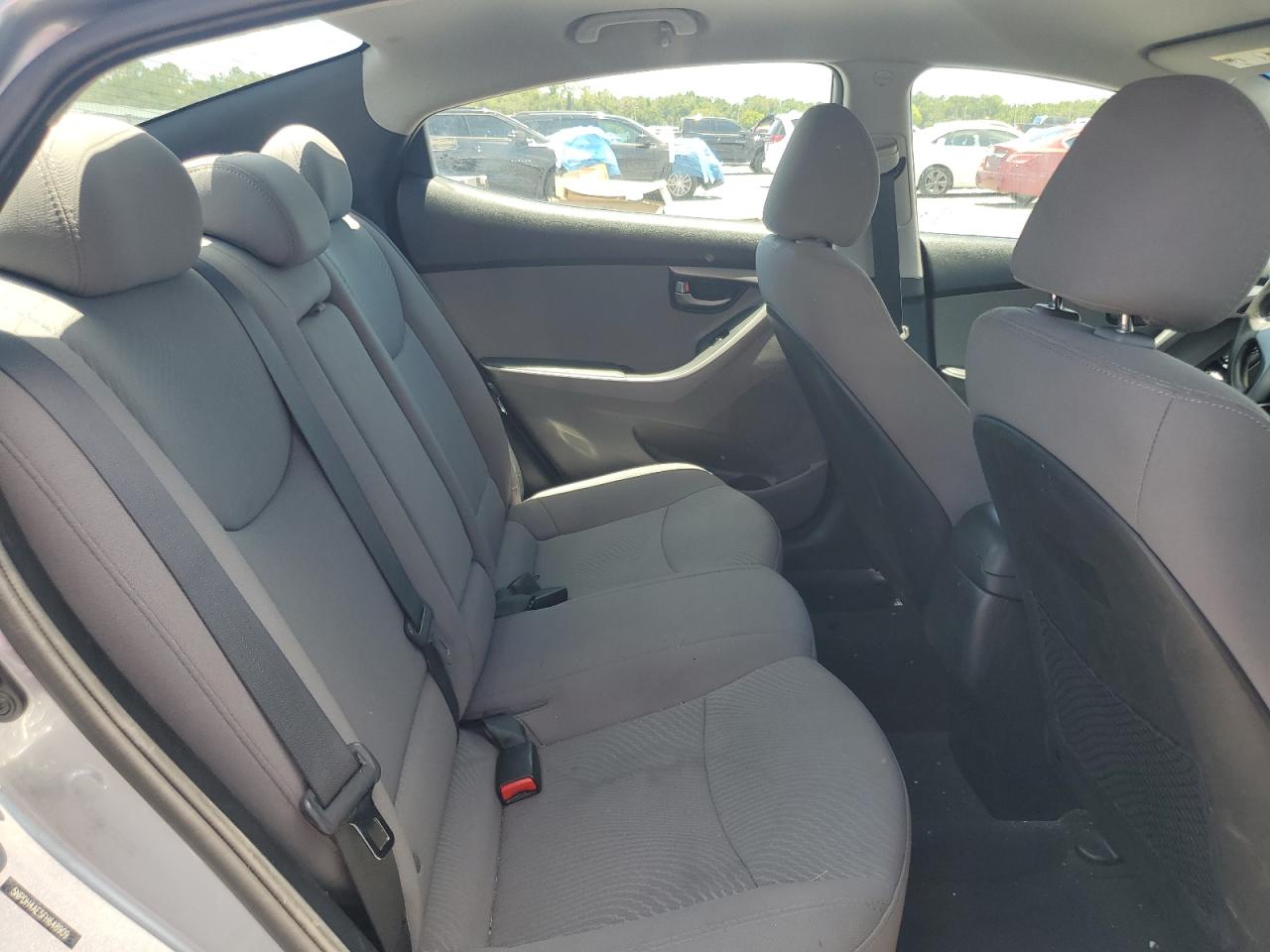 2015 Hyundai Elantra Se Gray vin: 5NPDH4AE5FH648909