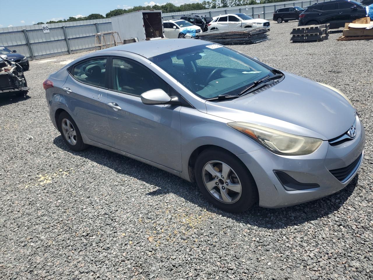 2015 Hyundai Elantra Se Gray vin: 5NPDH4AE5FH648909