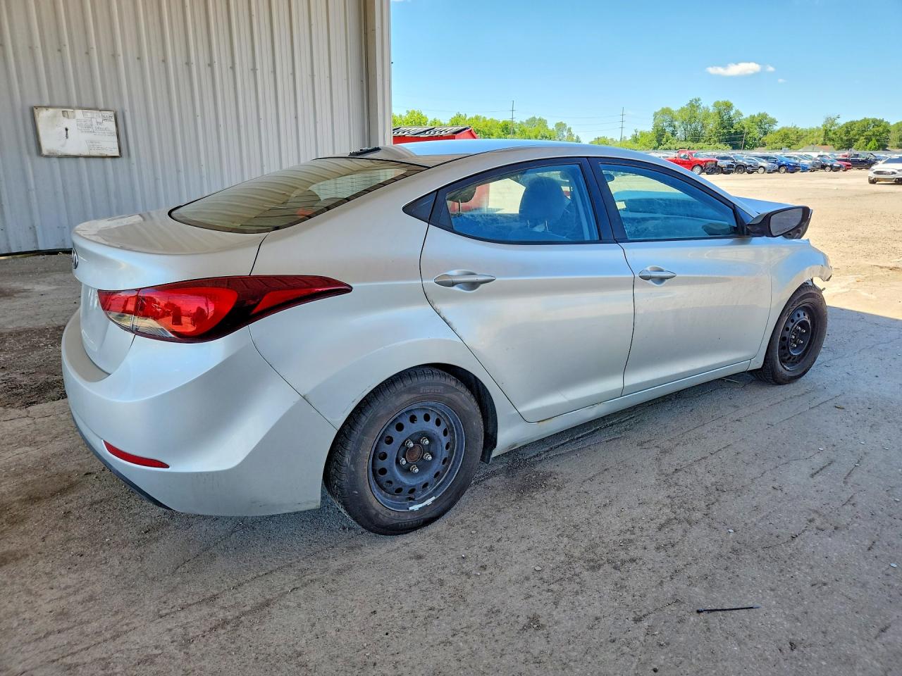 2016 Hyundai Elantra Se Серебряный vin: 5NPDH4AE5GH719530