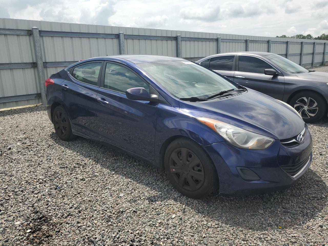 2011 Hyundai Elantra Gls Blue vin: 5NPDH4AE6BH031450