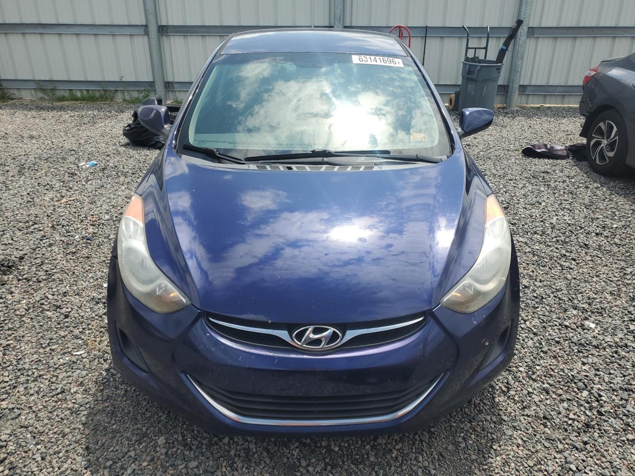2011 Hyundai Elantra Gls Blue vin: 5NPDH4AE6BH031450