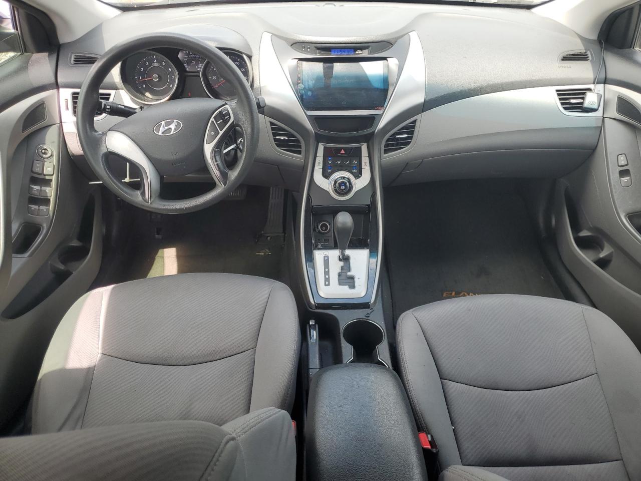 2011 Hyundai Elantra Gls Blue vin: 5NPDH4AE6BH031450