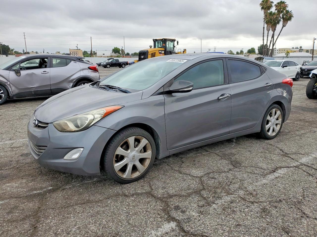 2011 Hyundai Elantra Limited Gray vin: 5NPDH4AE6BH039631