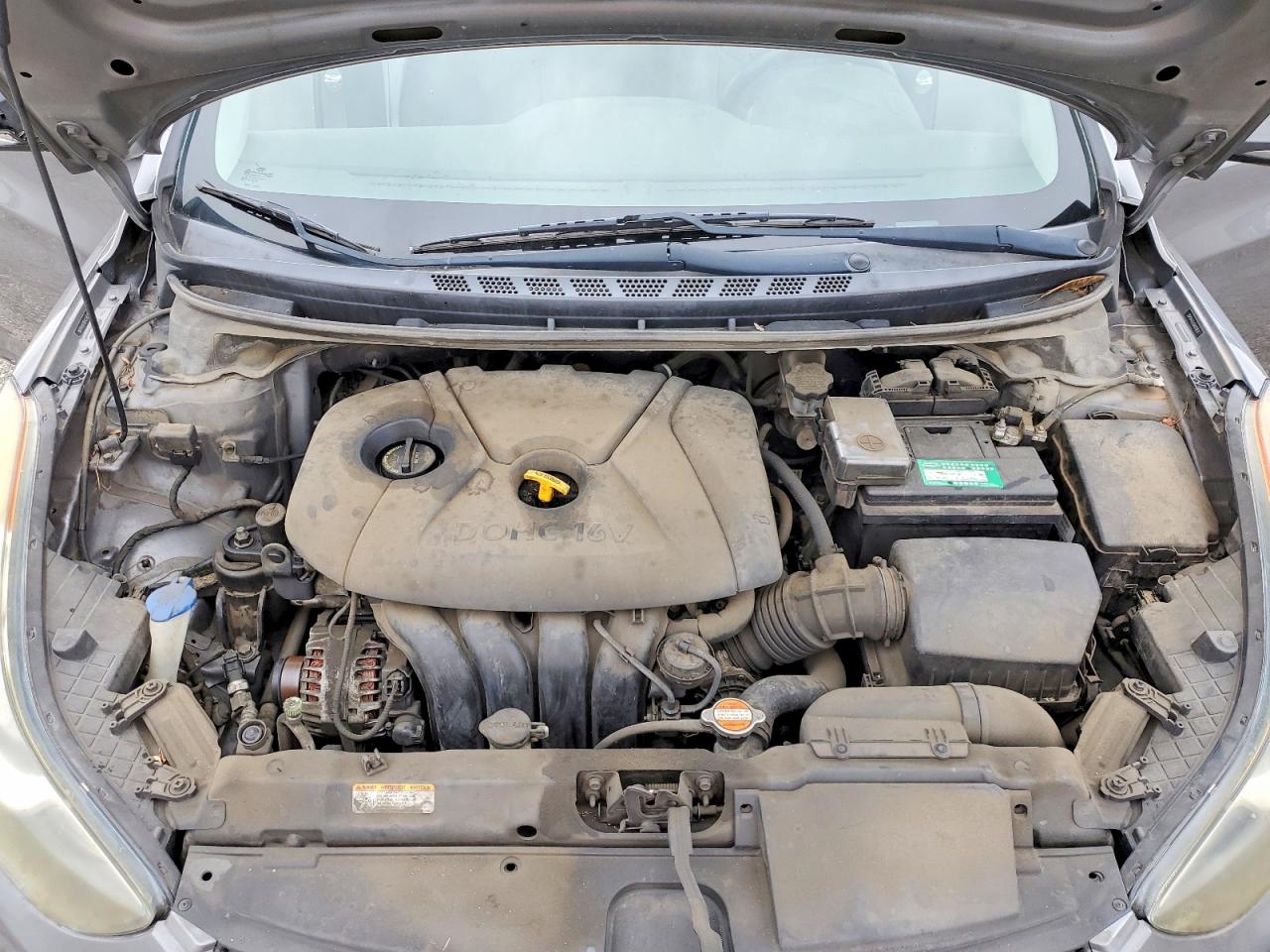 2011 Hyundai Elantra Limited Gray vin: 5NPDH4AE6BH039631
