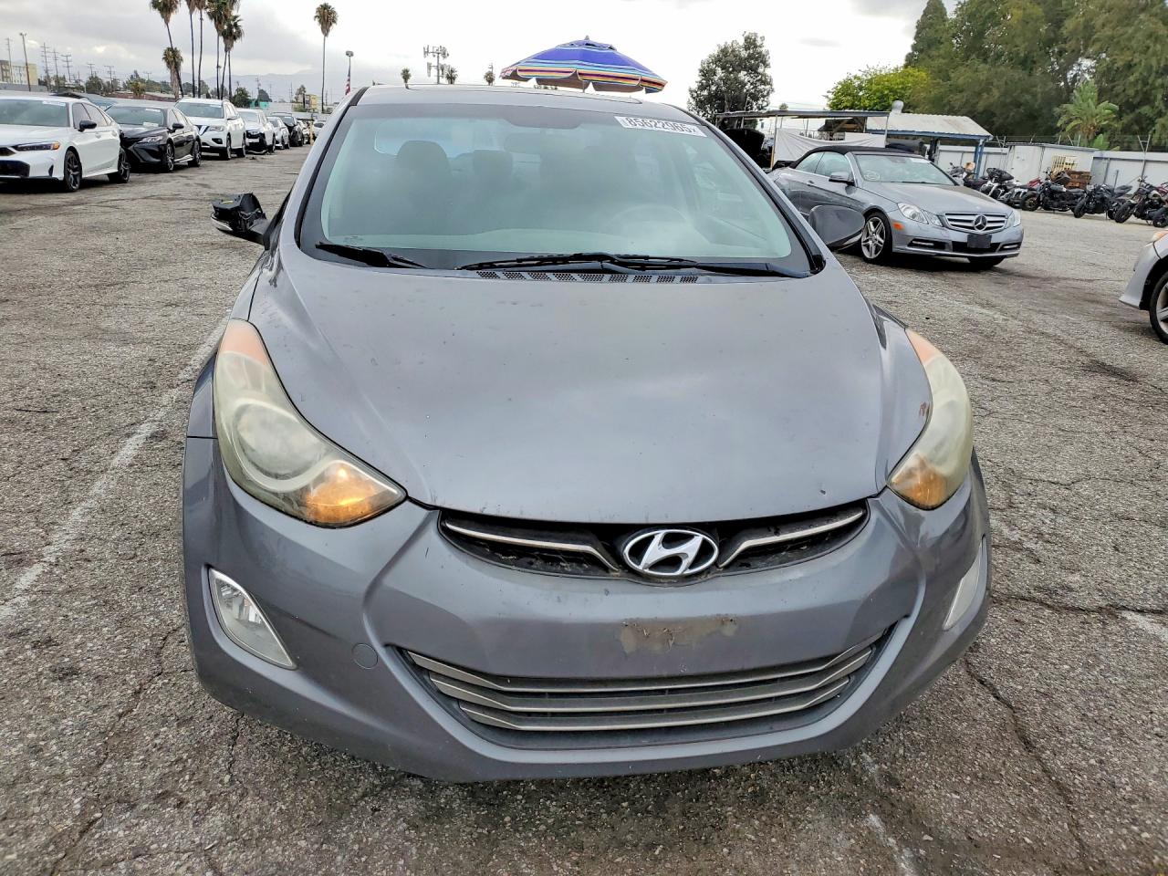 2011 Hyundai Elantra Limited Gray vin: 5NPDH4AE6BH039631