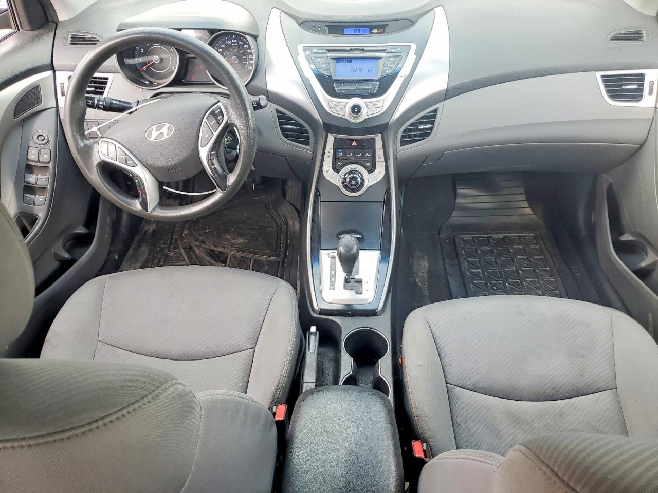 2011 Hyundai Elantra Gls Black vin: 5NPDH4AE6BH042237