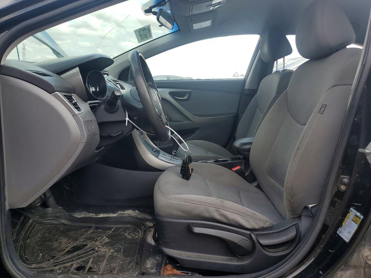2011 Hyundai Elantra Gls Black vin: 5NPDH4AE6BH042237