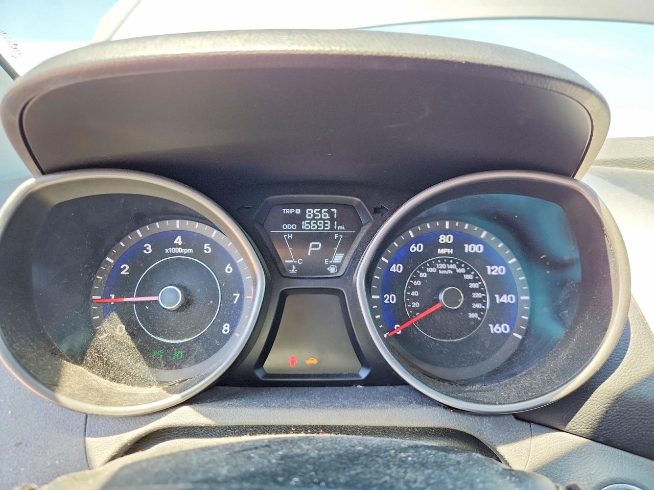 2011 Hyundai Elantra Gray vin: 5NPDH4AE6BH075657