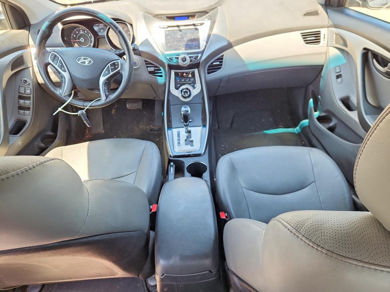 2011 Hyundai Elantra Gray vin: 5NPDH4AE6BH075657