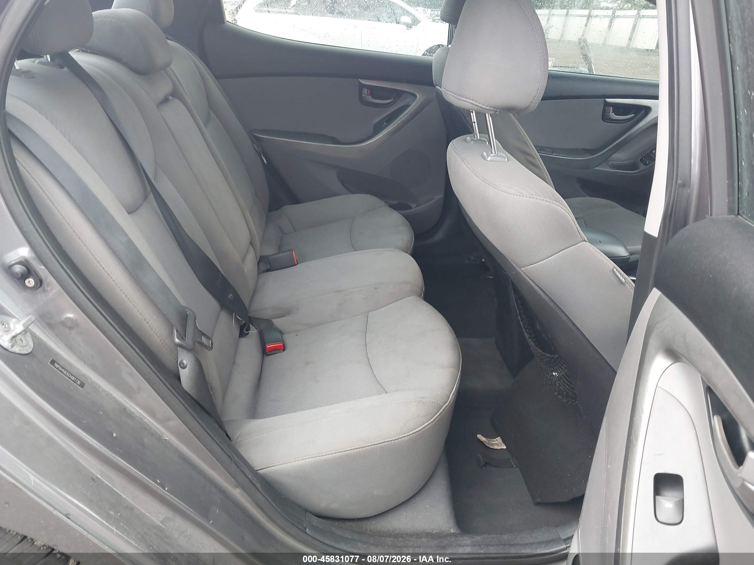 2012 Hyundai Elantra Gls Gray vin: 5NPDH4AE6CH061730