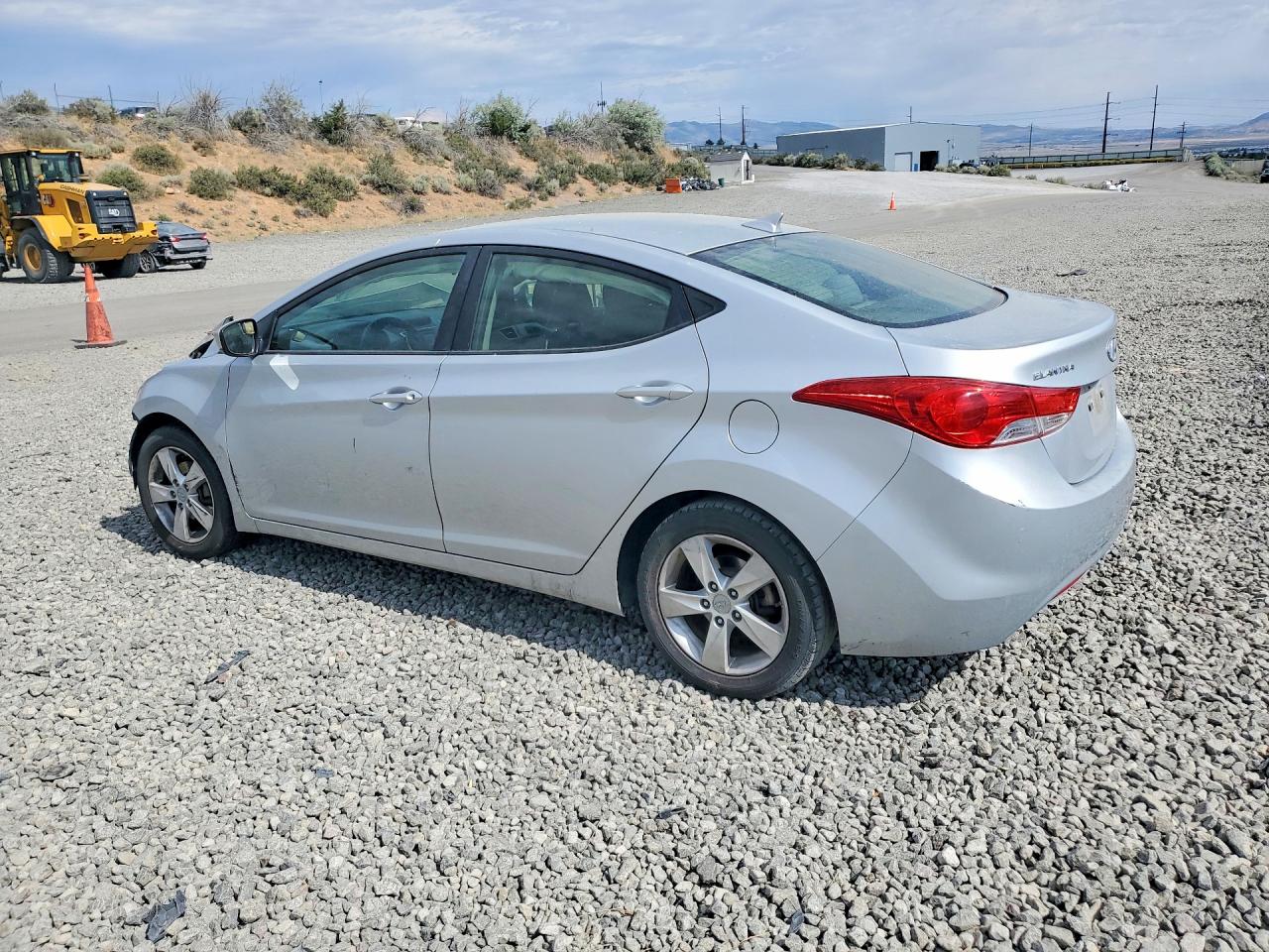 2012 Hyundai Elantra Gls Silver vin: 5NPDH4AE6CH069858