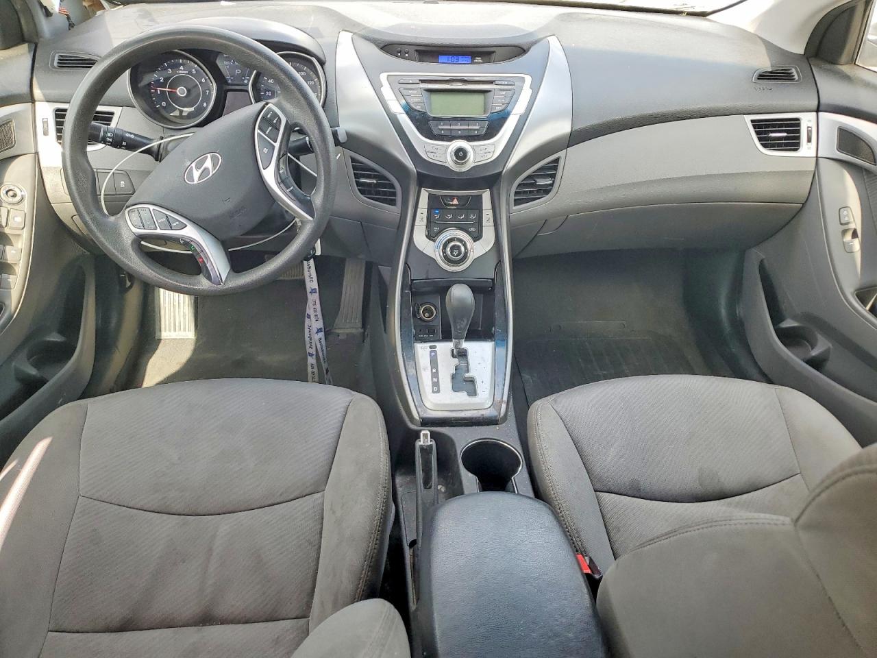 2012 Hyundai Elantra Gls Silver vin: 5NPDH4AE6CH069858