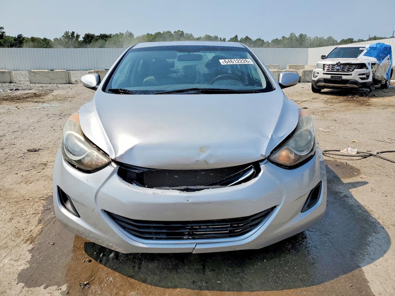 2012 Hyundai Elantra Gls Silver vin: 5NPDH4AE6CH076972