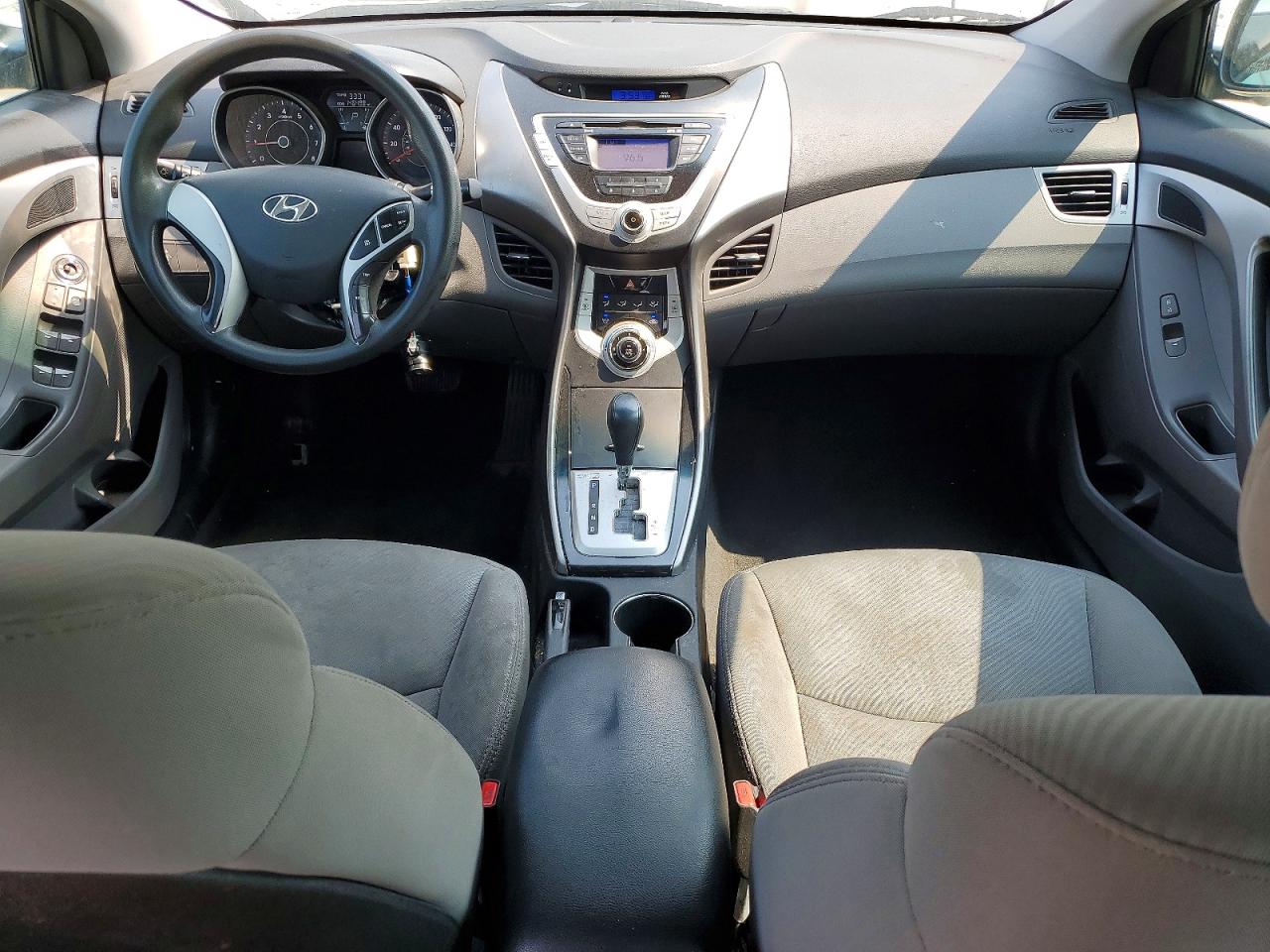 2012 Hyundai Elantra Gls Silver vin: 5NPDH4AE6CH076972