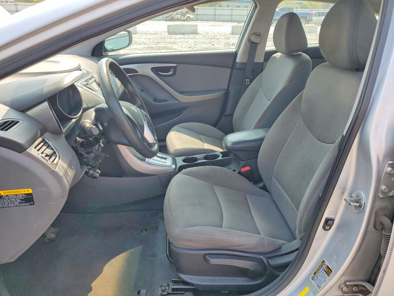 2012 Hyundai Elantra Gls Silver vin: 5NPDH4AE6CH076972
