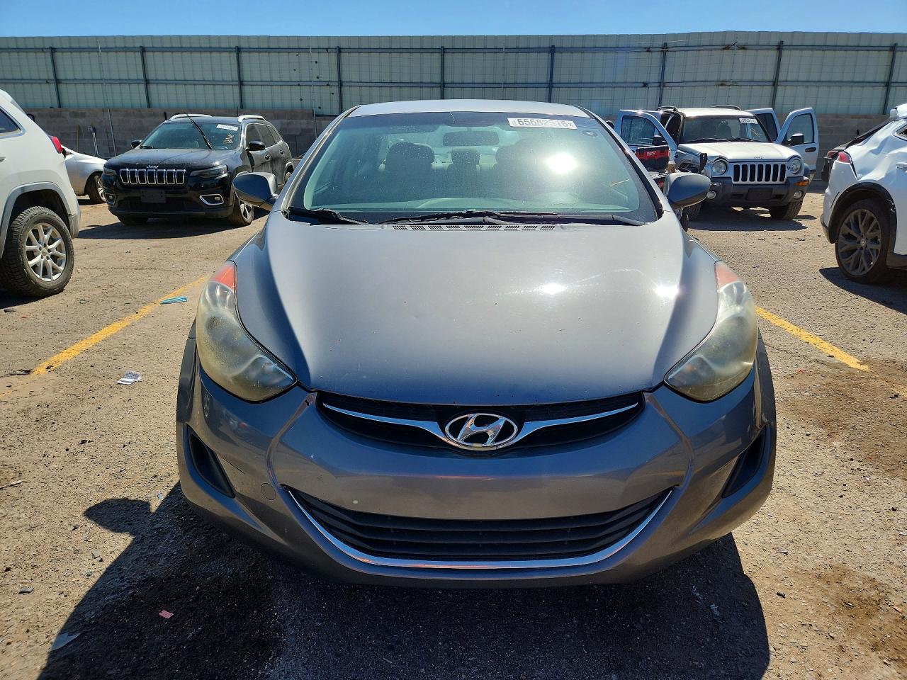 2012 Hyundai Elantra Gls Gray vin: 5NPDH4AE6CH084618