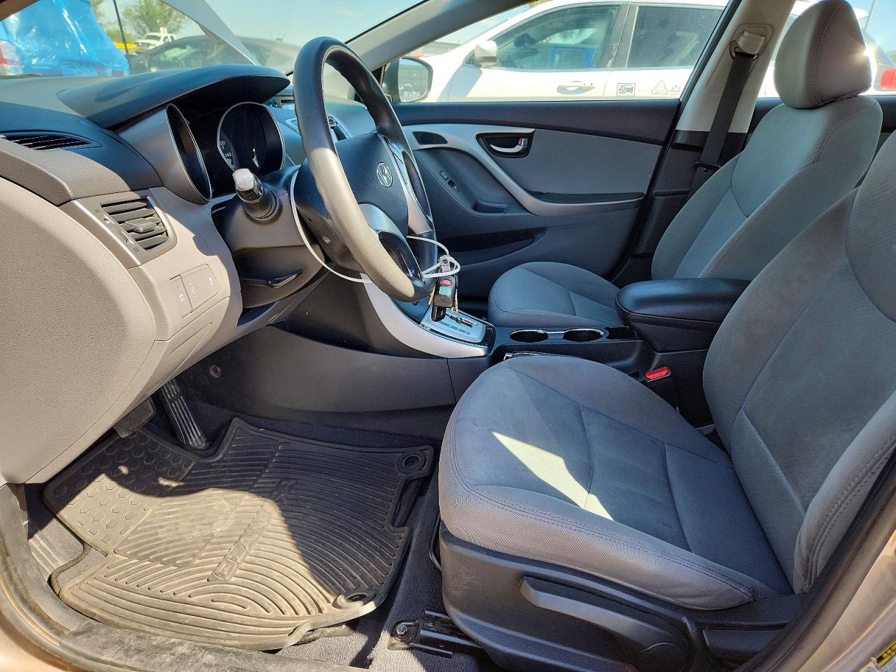 2012 Hyundai Elantra Gls Gray vin: 5NPDH4AE6CH084618