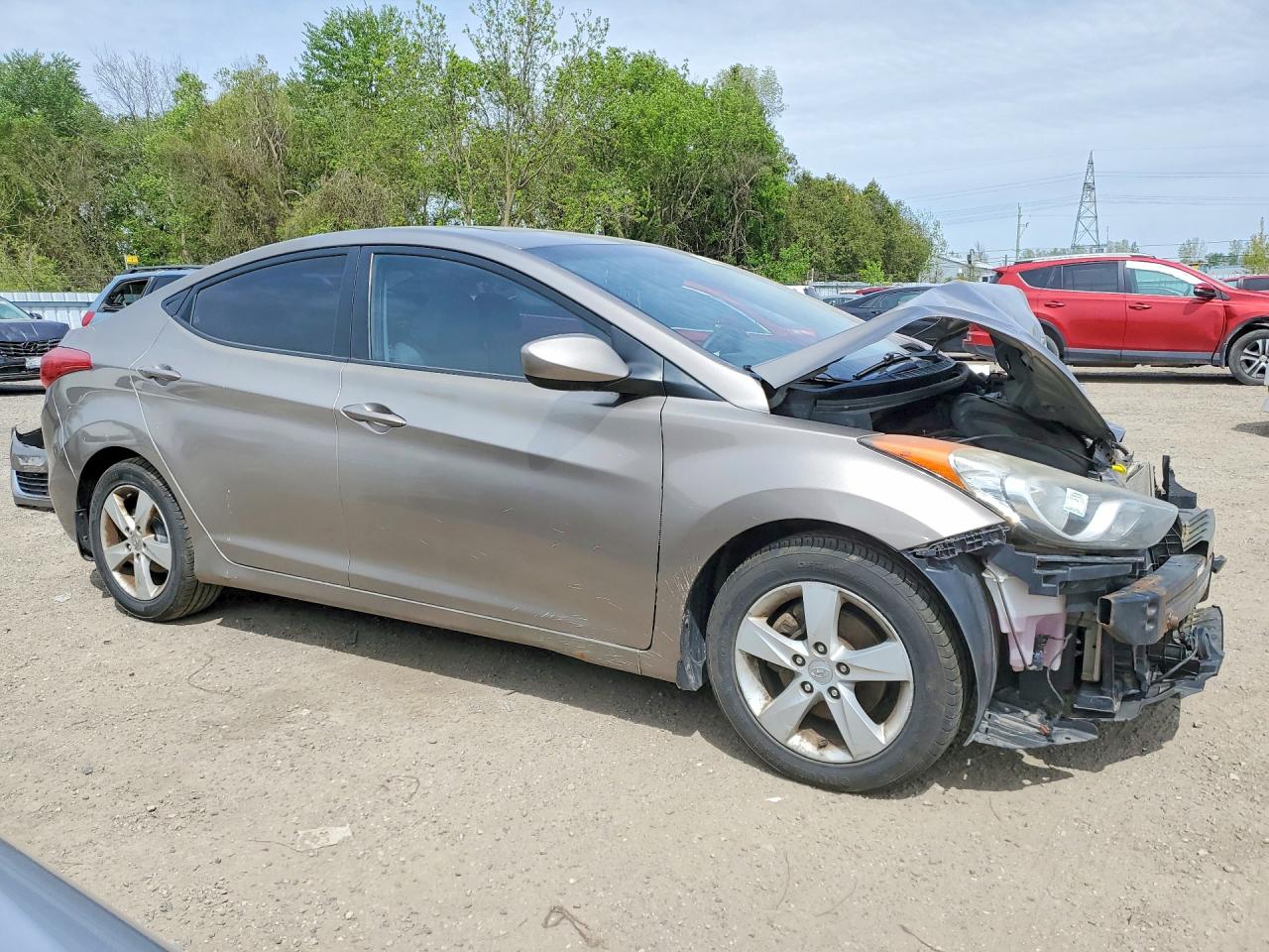 2012 Hyundai Elantra Gls Tan vin: 5NPDH4AE6CH087552