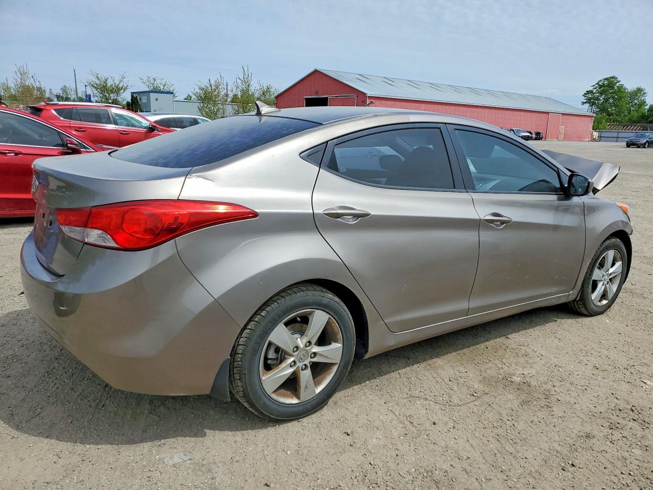 2012 Hyundai Elantra Gls Tan vin: 5NPDH4AE6CH087552