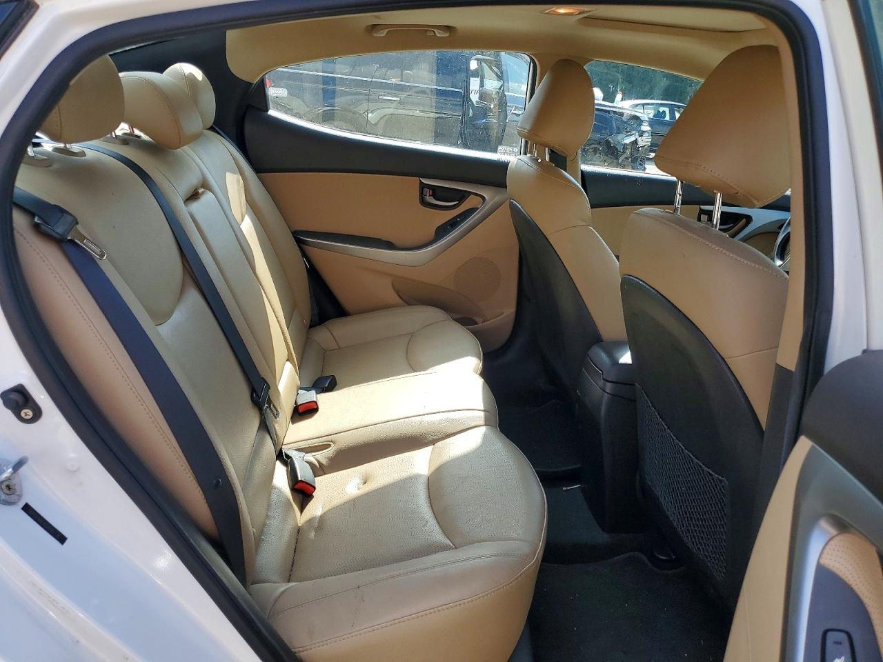 2012 Hyundai Elantra Limited White vin: 5NPDH4AE6CH092735