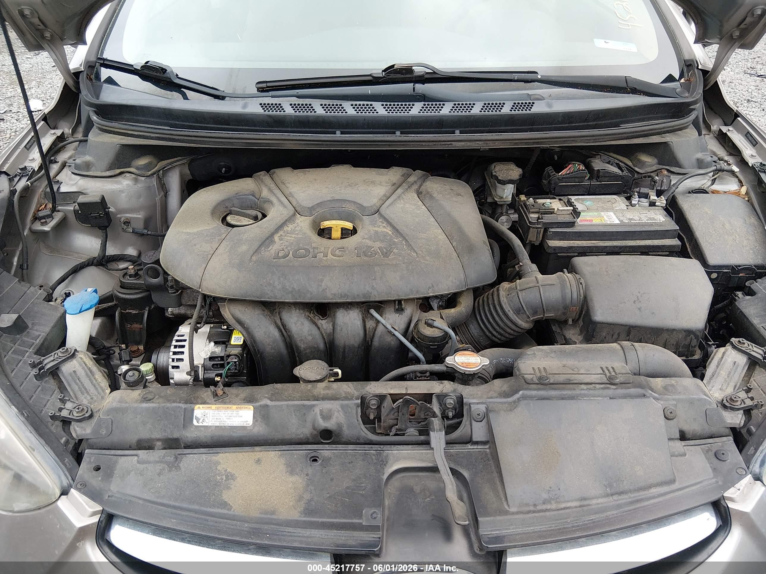2012 Hyundai Elantra Gls Бежевый vin: 5NPDH4AE6CH097403