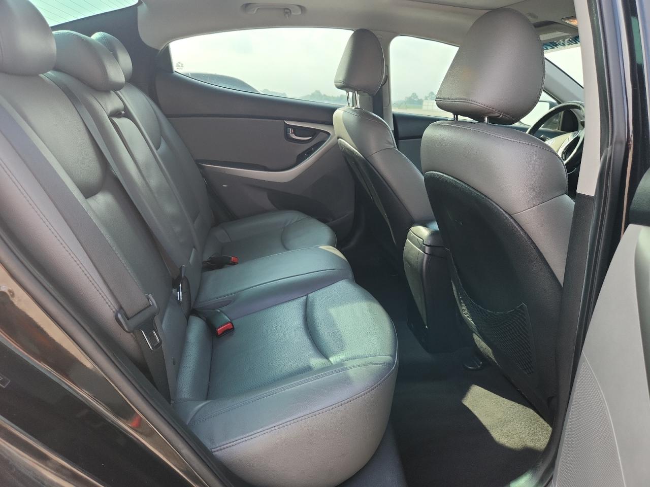 2012 Hyundai Elantra Limited Black vin: 5NPDH4AE6CH101787