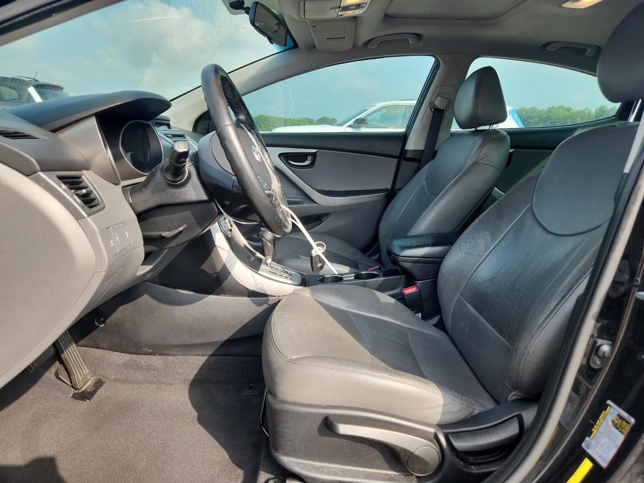 2012 Hyundai Elantra Limited Black vin: 5NPDH4AE6CH101787