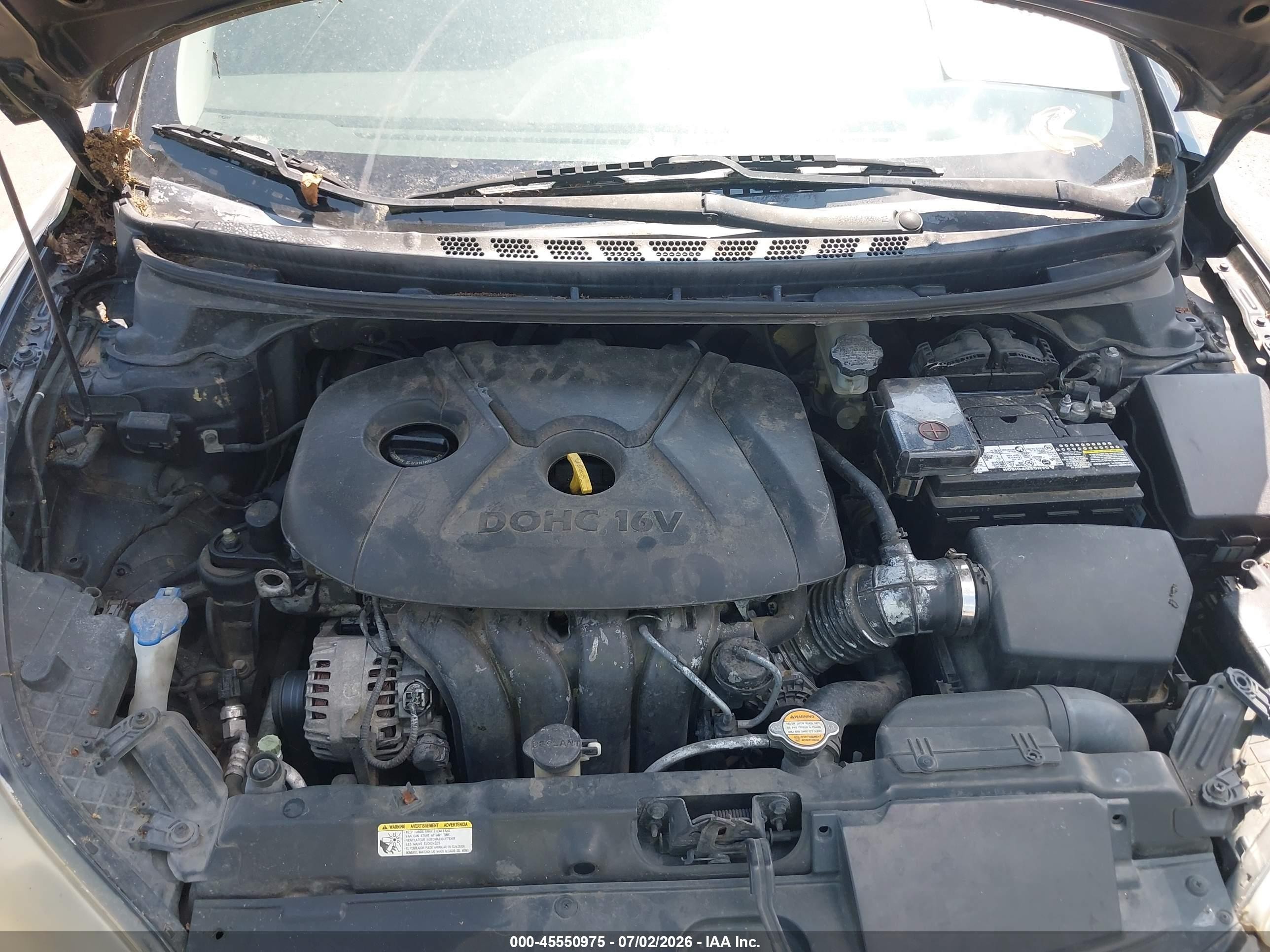 2012 Hyundai Elantra Gls Black vin: 5NPDH4AE6CH102308