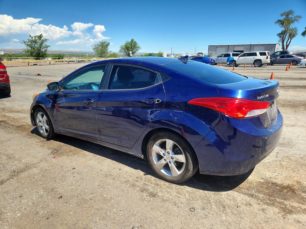 2012 Hyundai Elantra Gls Blue vin: 5NPDH4AE6CH105421