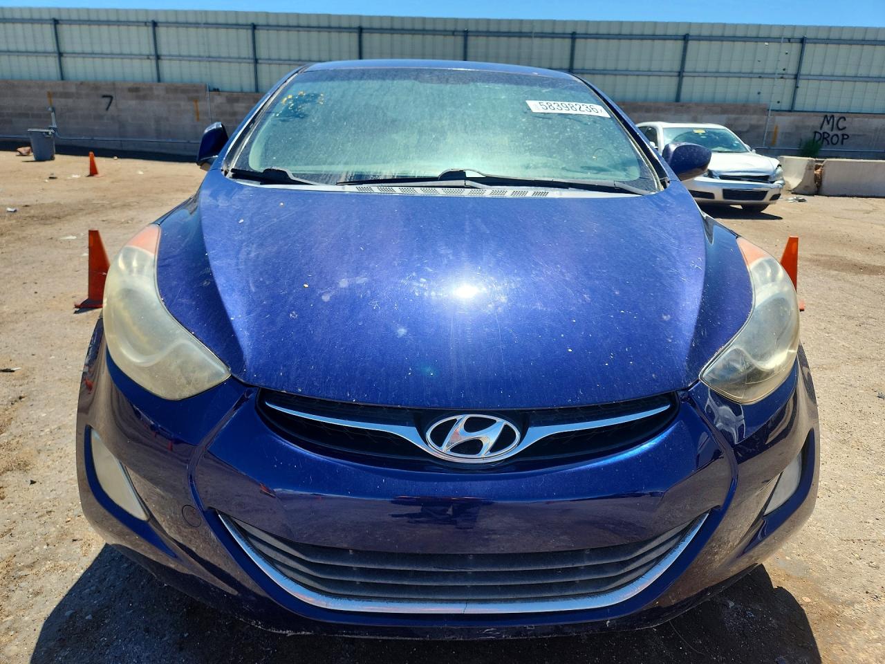 2012 Hyundai Elantra Gls Blue vin: 5NPDH4AE6CH105421