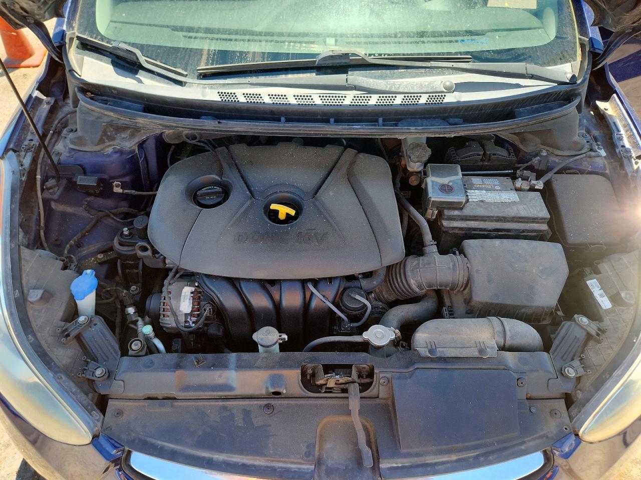 2012 Hyundai Elantra Gls Blue vin: 5NPDH4AE6CH105421