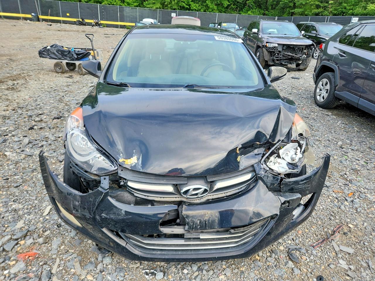2012 Hyundai Elantra Limited Black vin: 5NPDH4AE6CH111039