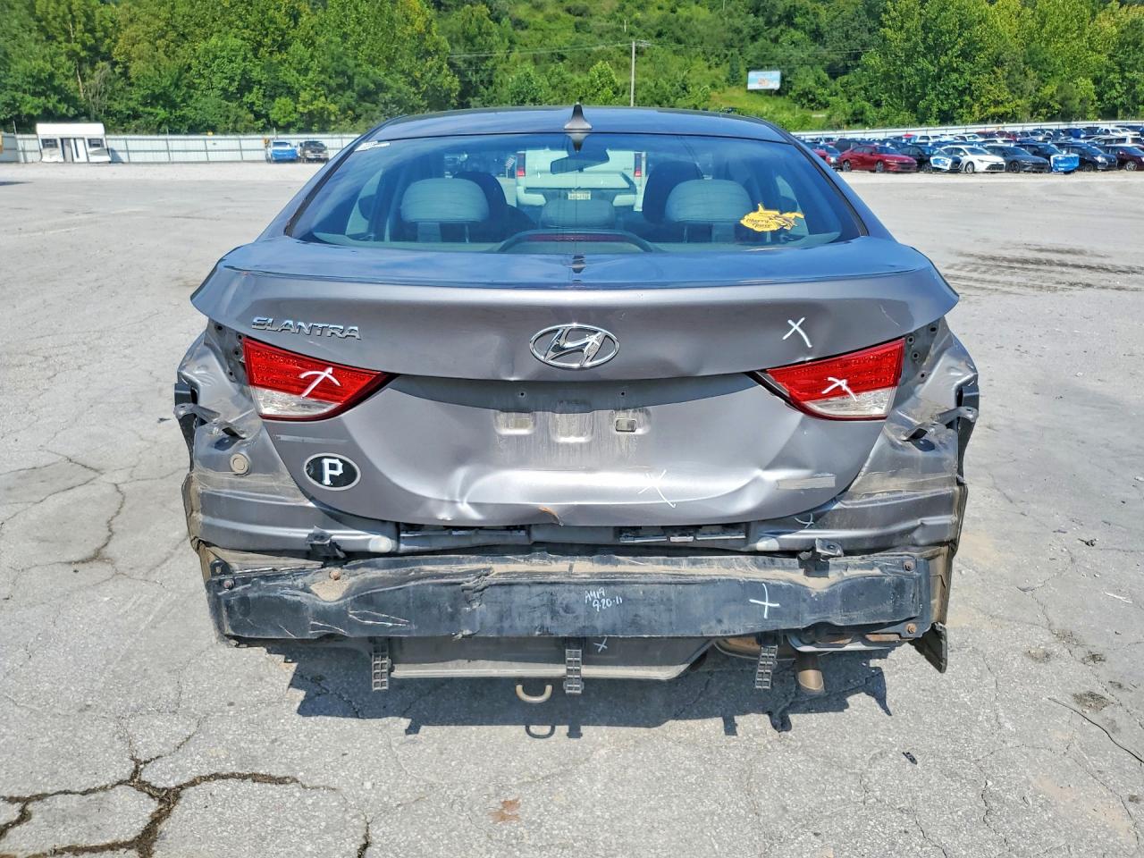 2012 Hyundai Elantra Limited Gray vin: 5NPDH4AE6CH111221