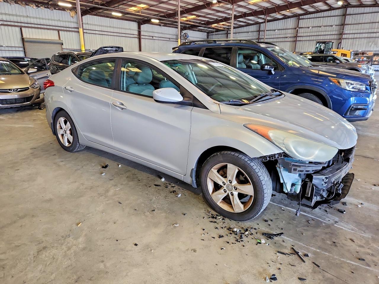 2012 Hyundai Elantra Gls Серебряный vin: 5NPDH4AE6CH127211
