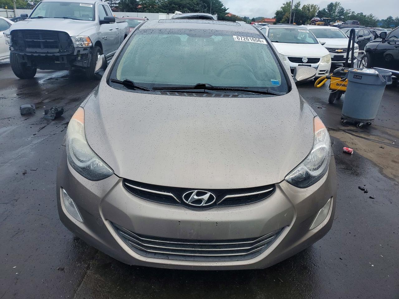 2012 Hyundai Elantra Limited Brown vin: 5NPDH4AE6CH132473