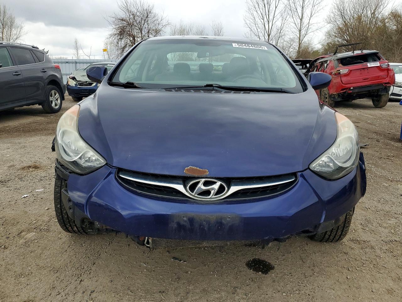 2012 Hyundai Elantra Gls Blue vin: 5NPDH4AE6CH133493