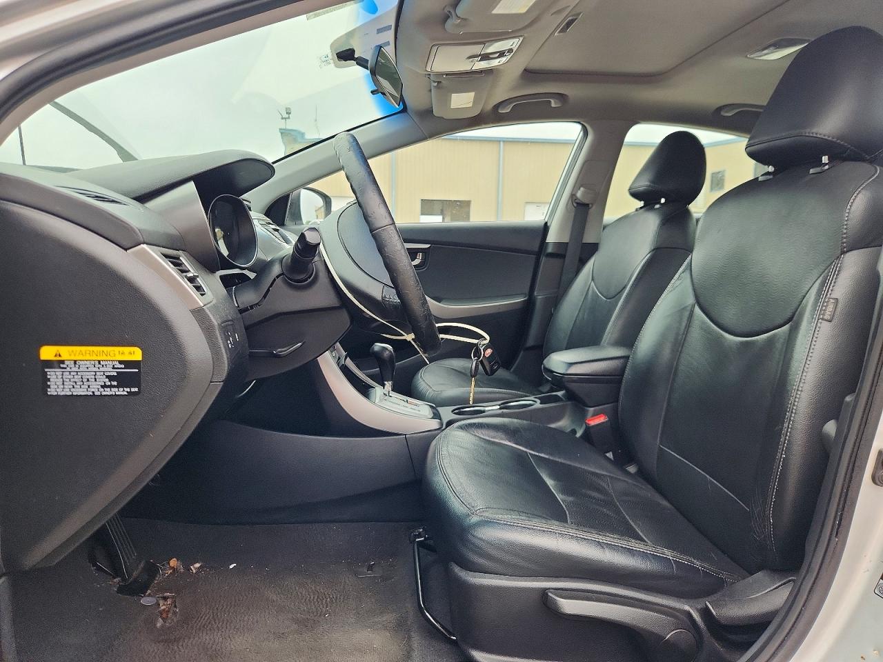 2012 Hyundai Elantra Limited Silver vin: 5NPDH4AE6CH136085