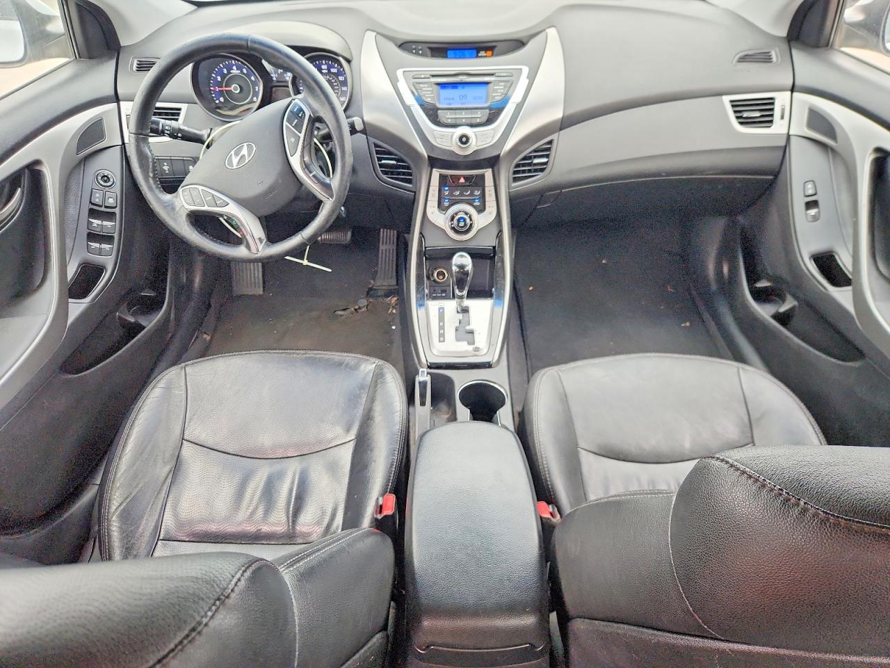 2012 Hyundai Elantra Limited Silver vin: 5NPDH4AE6CH136085