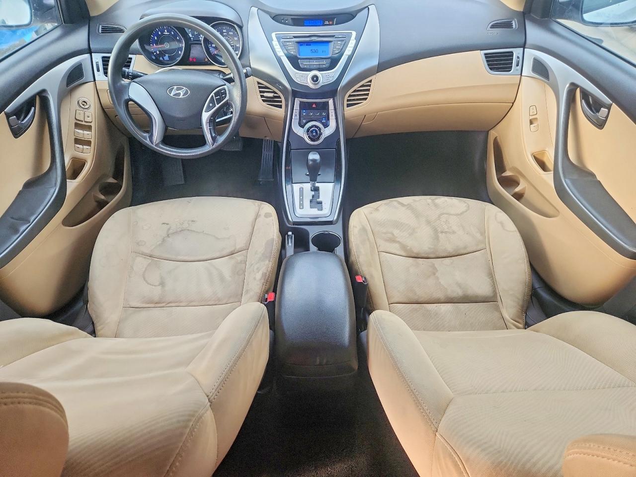 2012 Hyundai Elantra Gls White vin: 5NPDH4AE6CH138466