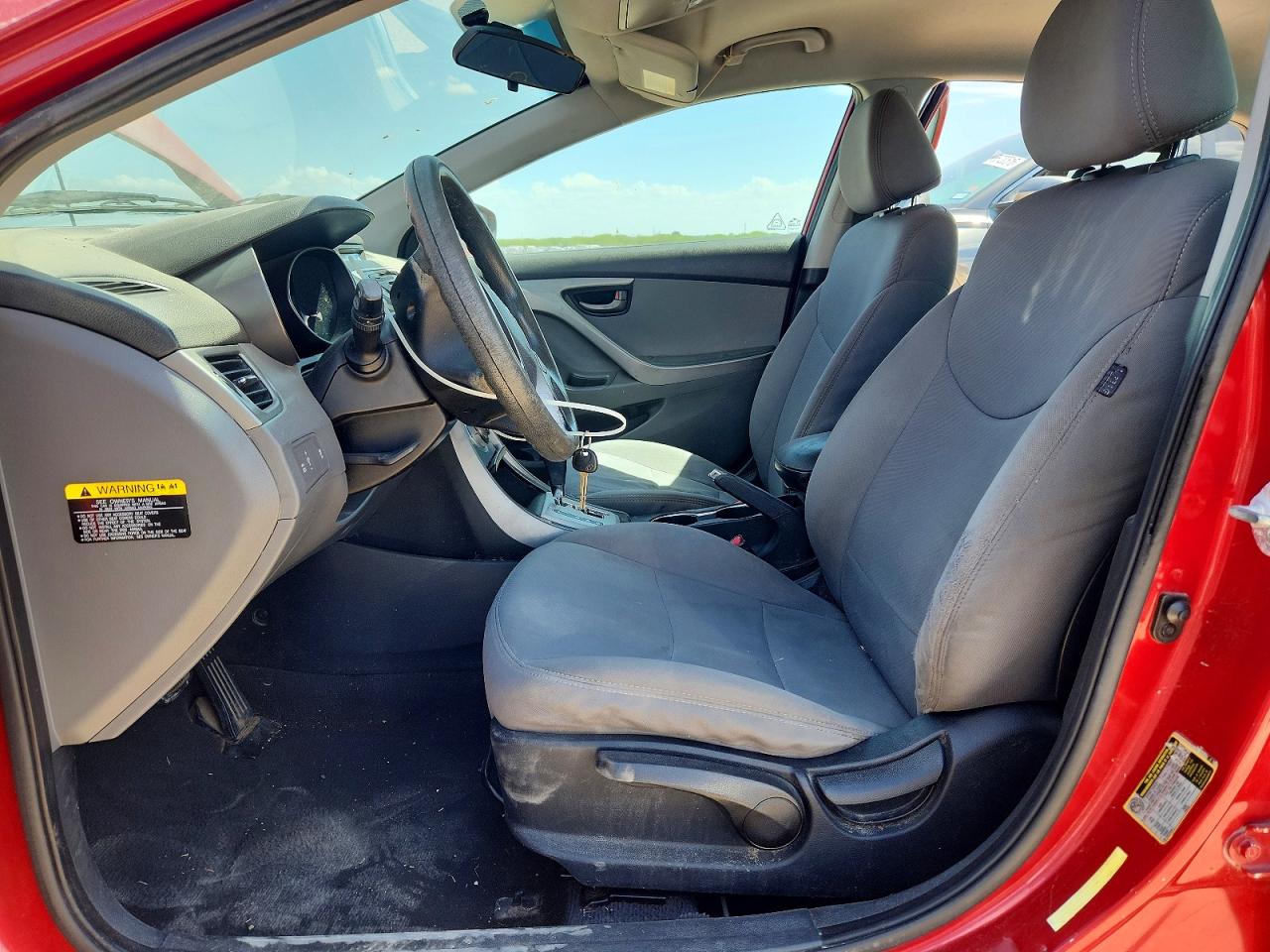 2012 Hyundai Elantra Gls Red vin: 5NPDH4AE6CH139598