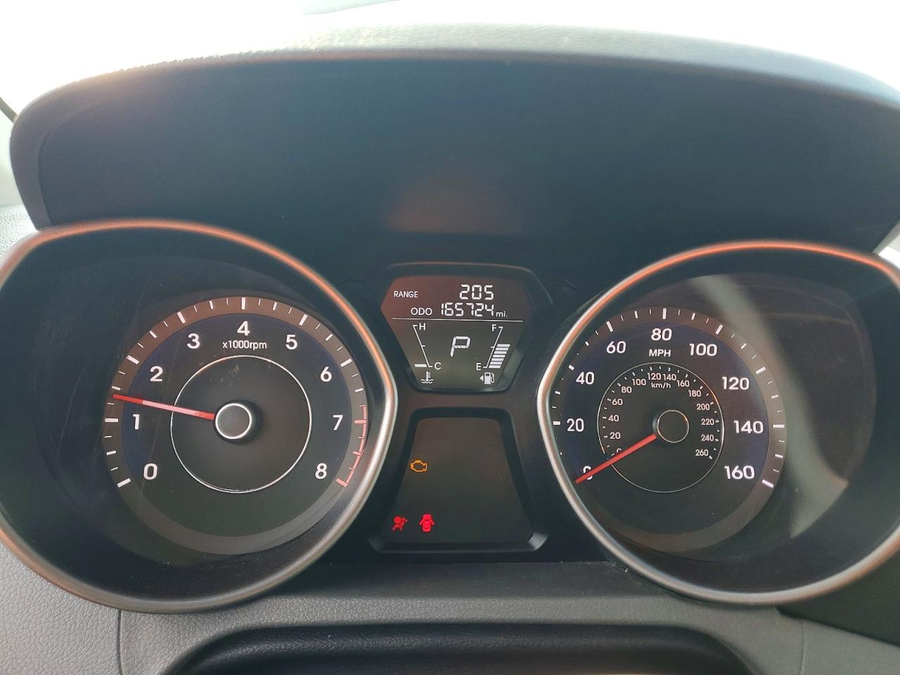 2012 Hyundai Elantra Gls Gray vin: 5NPDH4AE6CH143053
