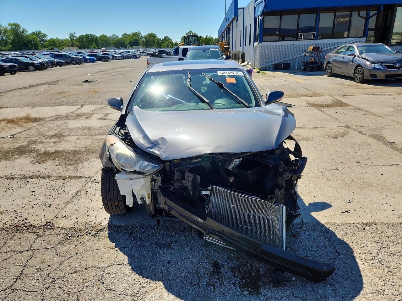 2012 Hyundai Elantra Limited Silver vin: 5NPDH4AE6CH146955