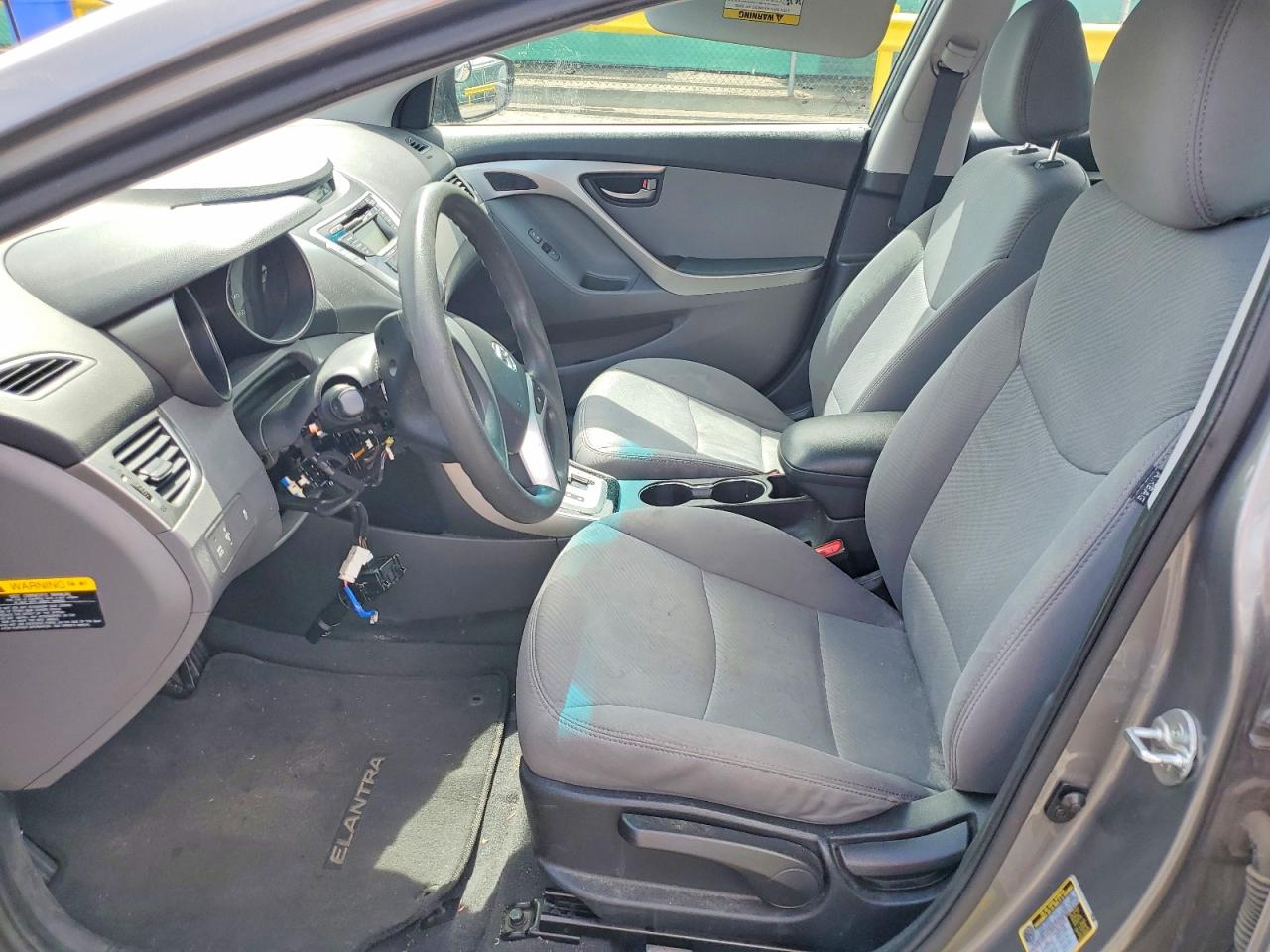 2012 Hyundai Elantra Gls Gray vin: 5NPDH4AE6CH149337