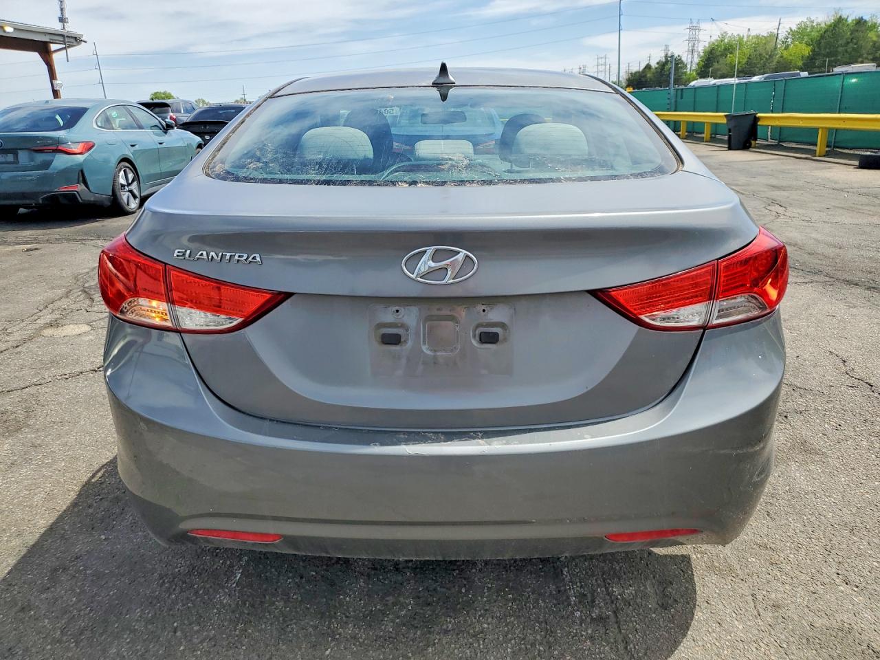 2012 Hyundai Elantra Gls Gray vin: 5NPDH4AE6CH149337