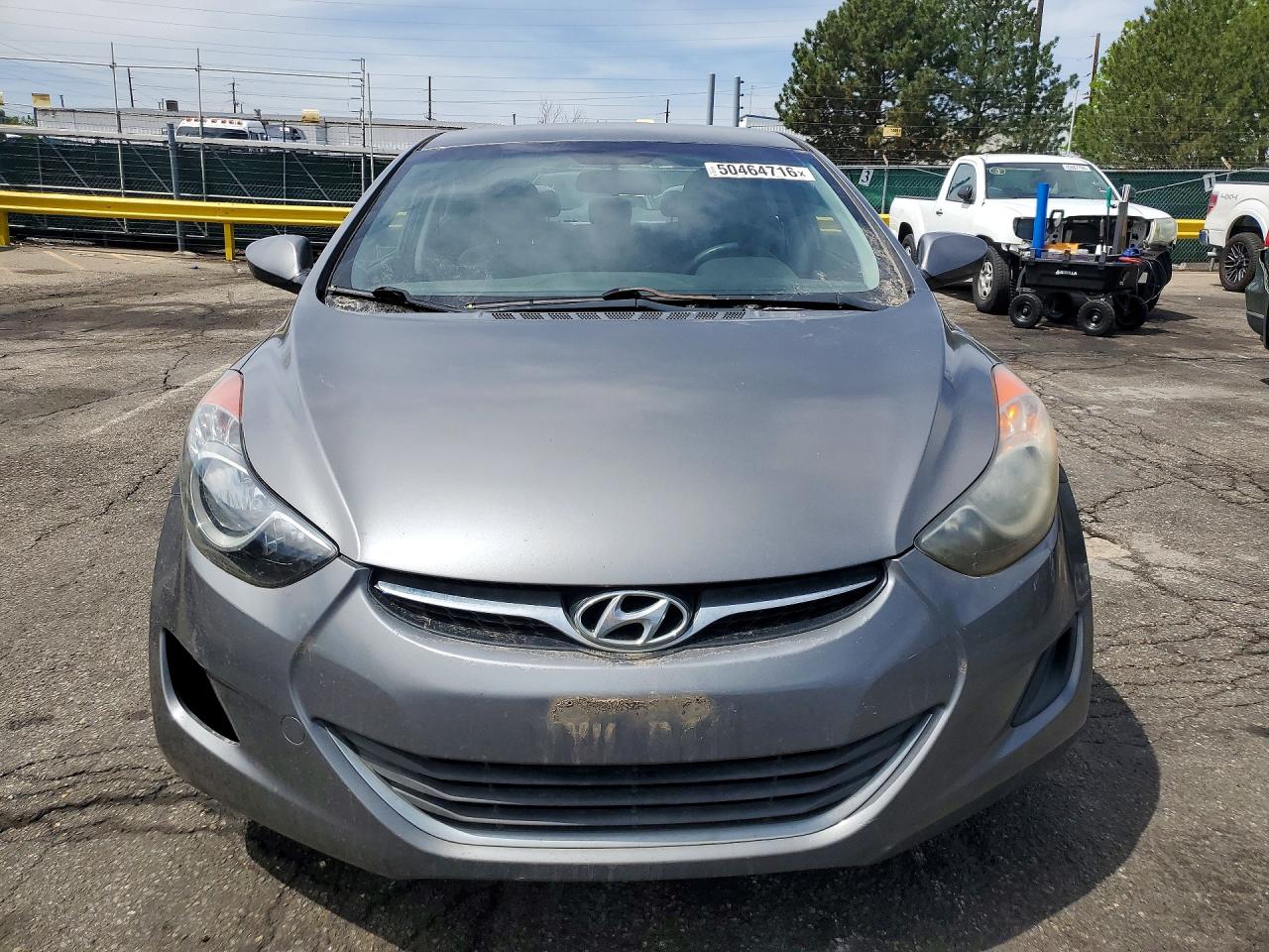 2012 Hyundai Elantra Gls Gray vin: 5NPDH4AE6CH149337