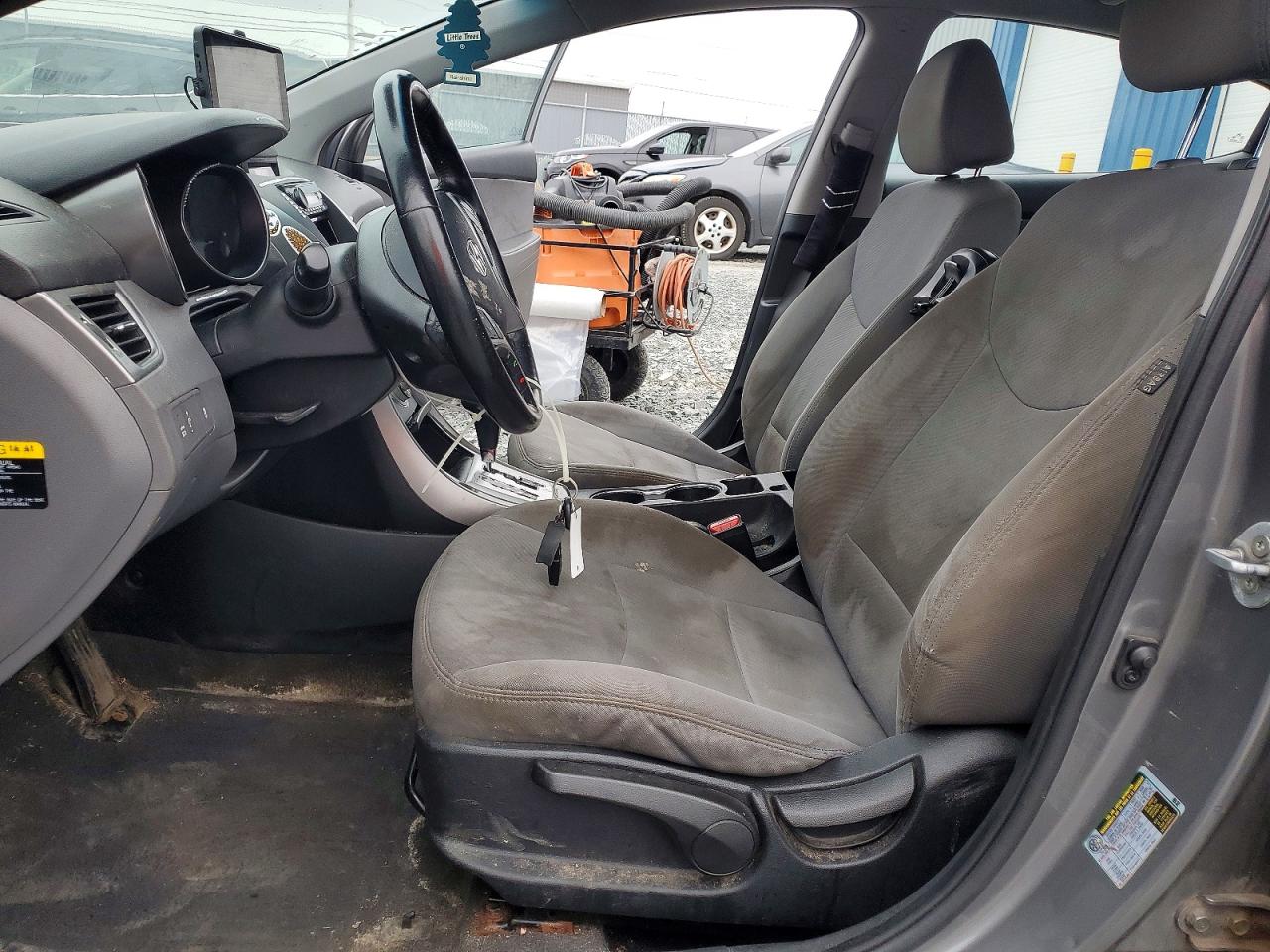 2013 Hyundai Elantra Gls Gray vin: 5NPDH4AE6DH154278