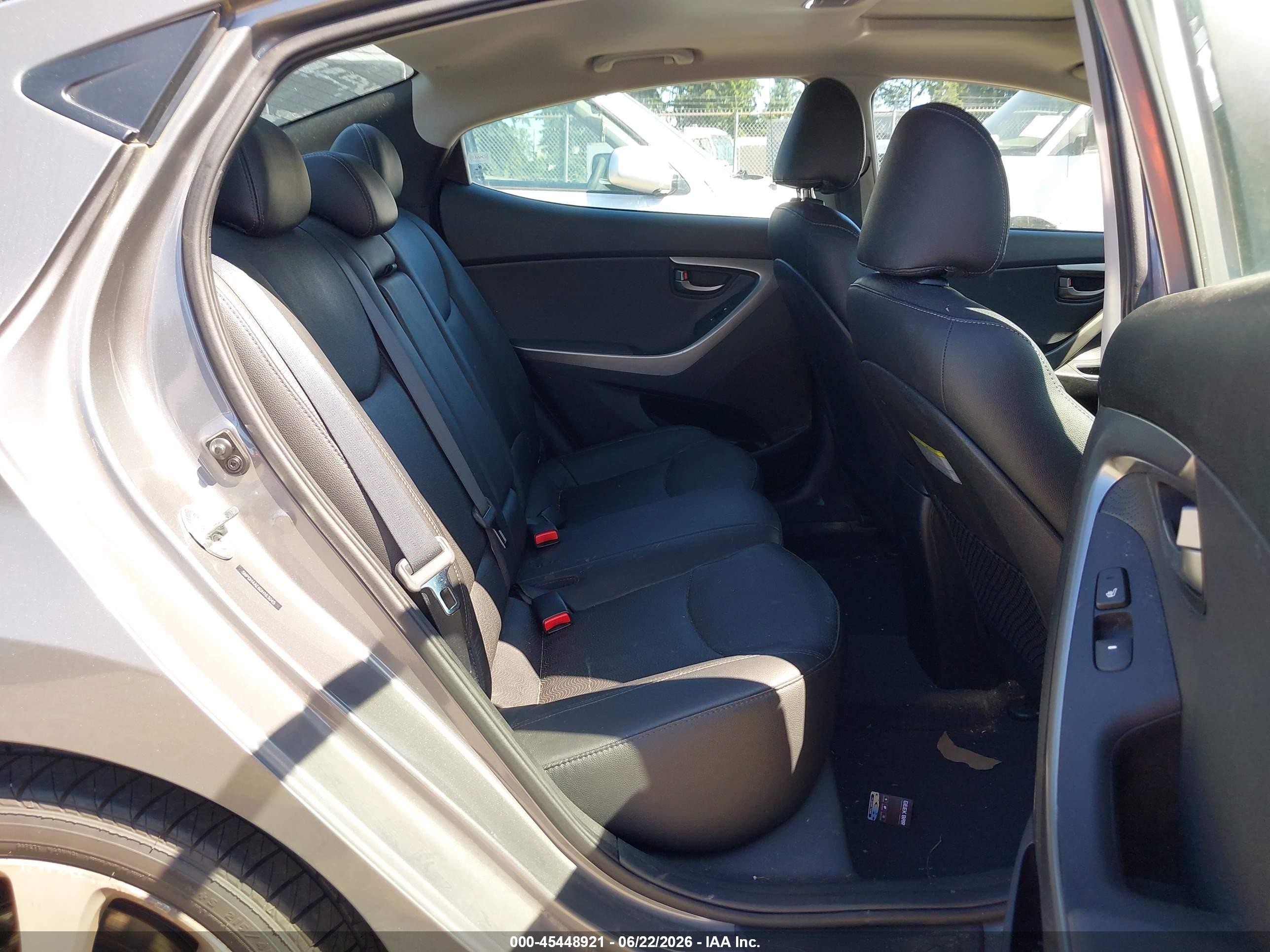 2013 Hyundai Elantra Limited Gray vin: 5NPDH4AE6DH163045