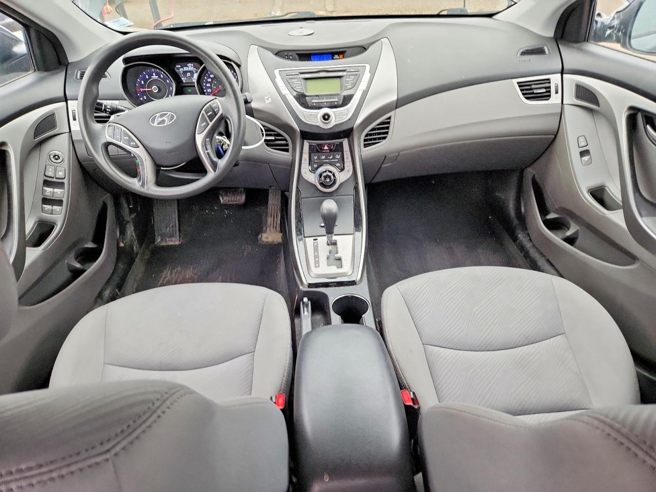 2013 Hyundai Elantra Gls Black vin: 5NPDH4AE6DH163353