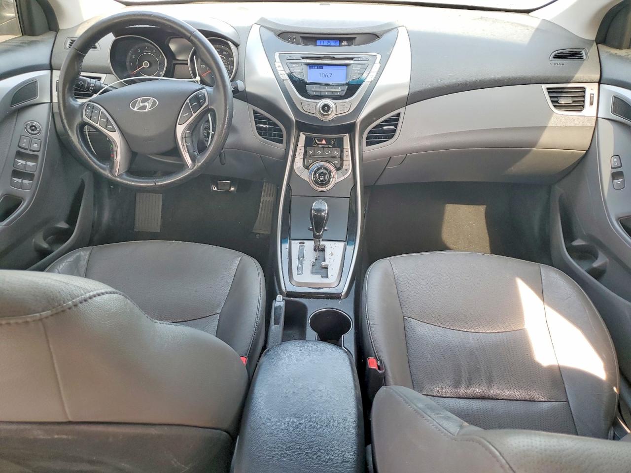 2013 Hyundai Elantra Limited Black vin: 5NPDH4AE6DH163658
