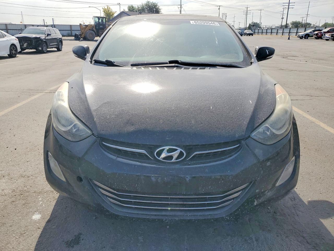 2013 Hyundai Elantra Limited Black vin: 5NPDH4AE6DH163658